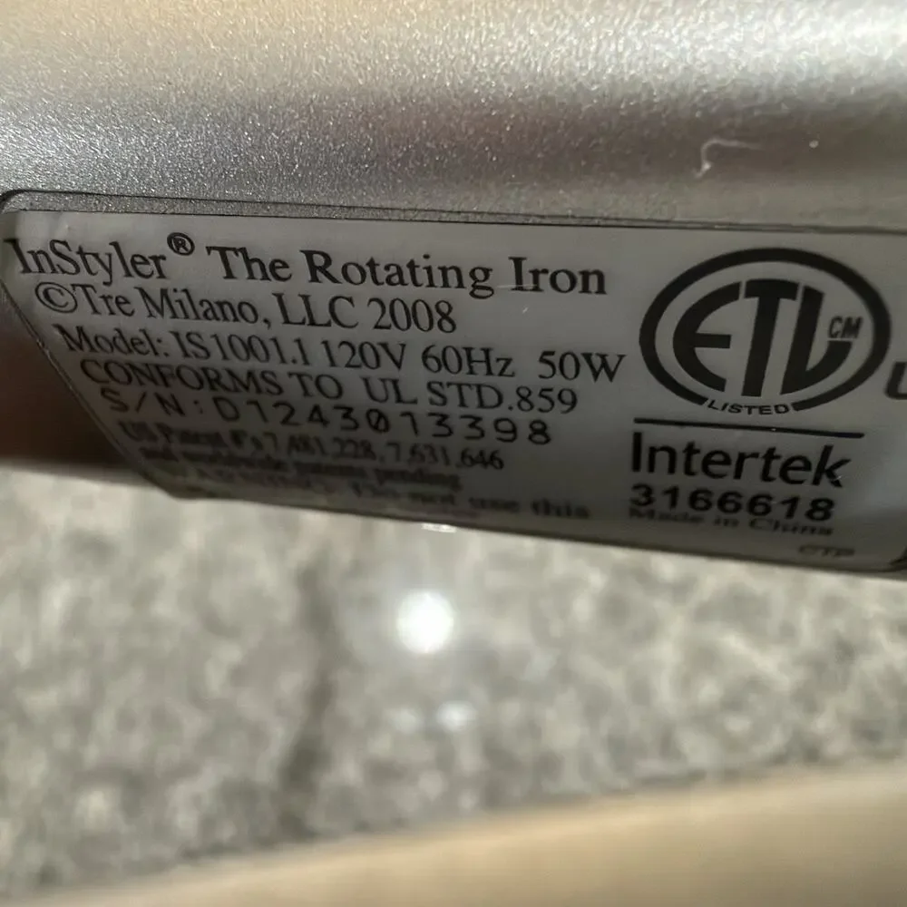 InStyler IS1001.1 Rotating 1.25